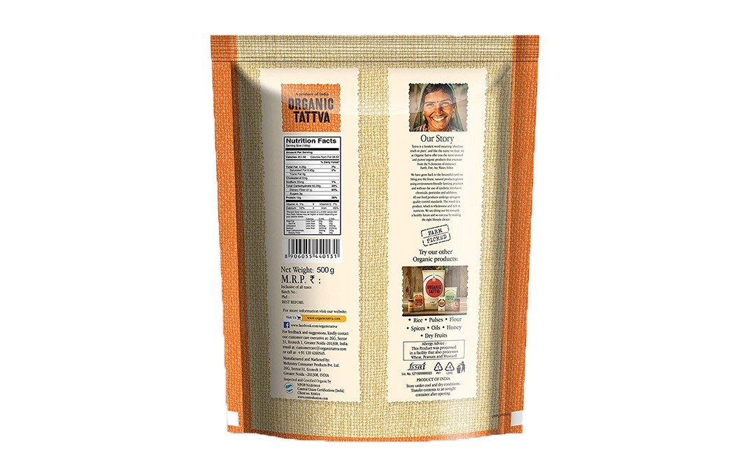 Organic Tattva Kala Chana    Pack  500 grams